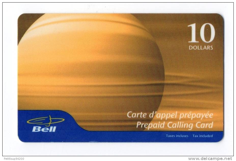 CARTE PREPAYEE  CANADA  BELL  *10  Dollars - Canada