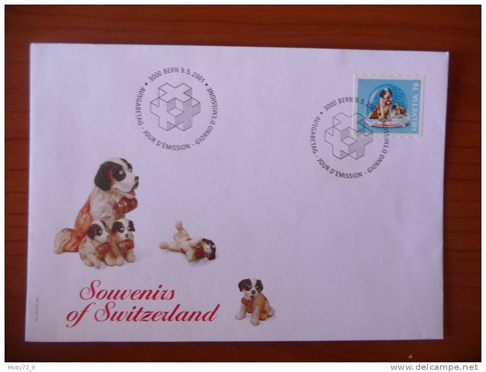 2001 - Souvenirs Of Switzerland - Mi N. 1760 - Lettres & Documents