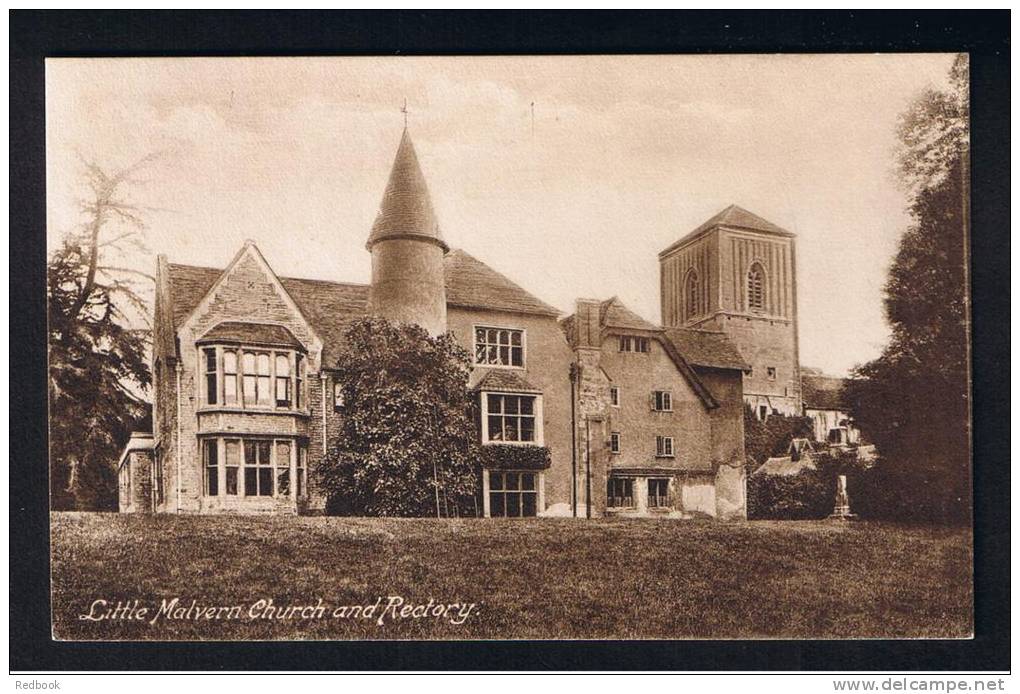 RB 873 - Early Postcard - Little Malvern Church &amp; Rectory Worcestershire - Sonstige & Ohne Zuordnung