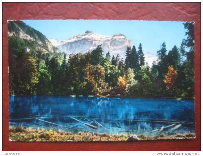 Kandergrund (BE) - Blausee, Ruine Felsenburg - Kandergrund