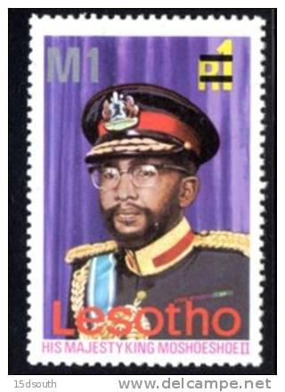 Lesotho - 1980 London Surcharges M1 MNH** - Lesotho (1966-...)