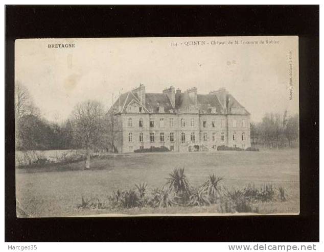 Quintin Chateau De M.le Comte De Robien édit.mancel N° 344 - Quintin