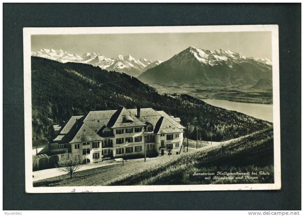 SWITZERLAND  -  1935  Heiligenschwendi Sanatorium  Used Postcard As Scans - Heiligenschwendi