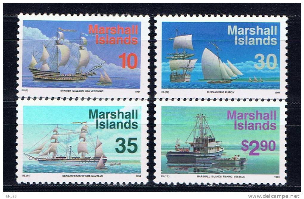 MH Marshallinseln 1994 Mi 510-13 Mnh Schiffe - Marshall Islands