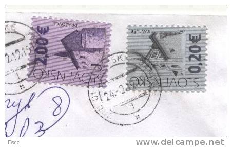 Mailed Cover (letter) With Stamps  Churches  From Slovakia To Bulgaria - Briefe U. Dokumente