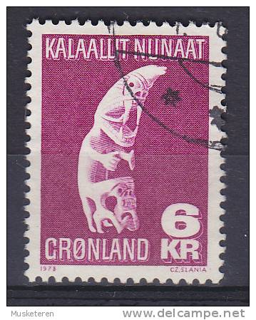 Greenland 1978 Mi. 111     6.00 Kr Kunsthandwerk Tupilak Walzahn-Schnitzerei (Cz. Slania) - Gebraucht