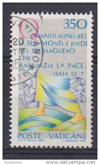 Vatican 1986 Mi. 890     350 L Internationales Jahr Des Friedens - Usados