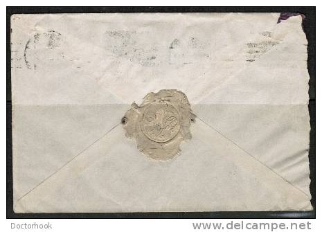 ROMANIA   Scott # 836  On 1913 COVER From "Bucharest To New York USA" (20 Dec 13) W/WAX SEAL - Cartas & Documentos