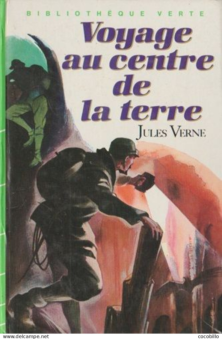 Voyage Au Centre De La Terre - De Jules Verne -  Bibliothèque Verte  - 1983 - Bibliothèque Verte