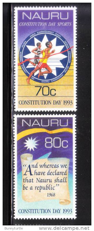 Nauru 1993 Constitution Day Runner MNH - Nauru