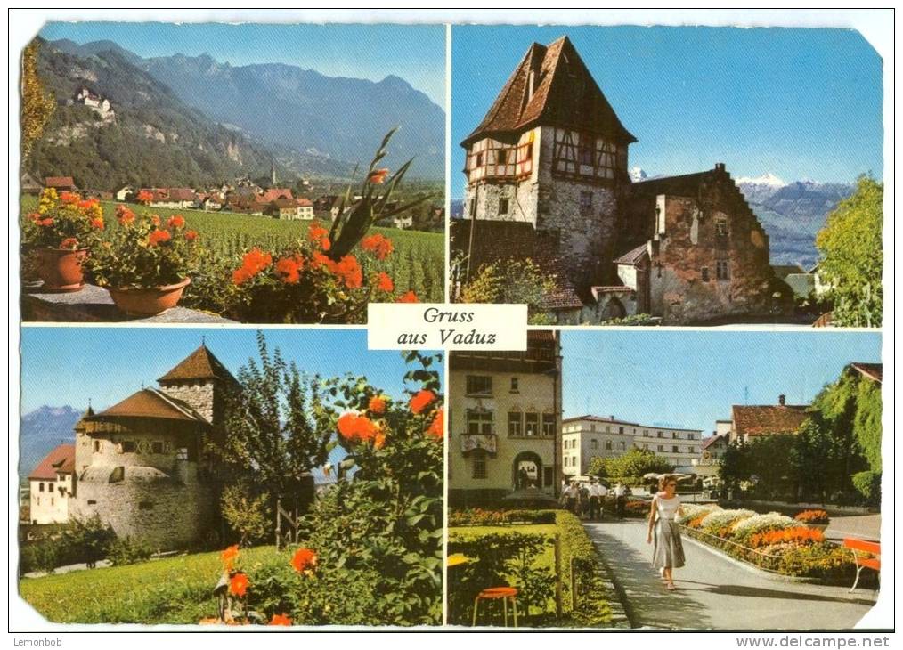 Liechtenstein, Gruss Aus Vaduz, Used Postcard [10473] - Liechtenstein