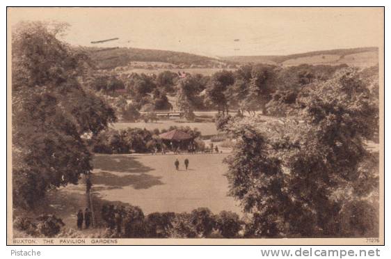 England - Buxton - The Pavilion Gardens - Postmark 1935 - Photochrom Co. - Derbyshire