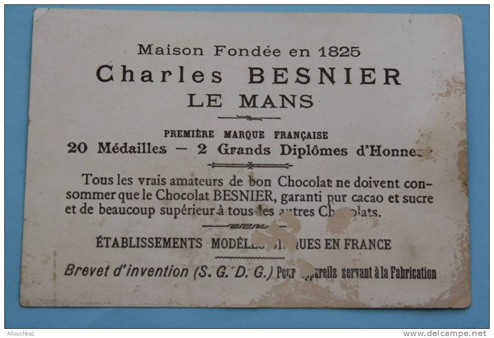 Exposition Internationale De 1900:vue à Vol D´oiseau—>Chocol At  Besnier Le Mans Chromo Image : Première Marque - Louit