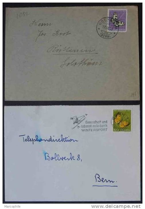 SUISSE - PRO JUVENTUTE / 1922 - 1989  LOT DE 13 LETTRES / 8 IMAGES (ref 998) - Cartas & Documentos