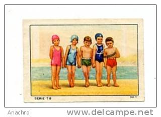 IMAGE ALBUM NESTLE / Série 78  Image N°  1  NATATION ENFANTS Et MAILLOTS DE PISCINE - Natation