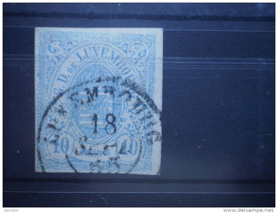 Luxemburgo 1859-63 Yvert 6 Used. - 1859-1880 Wappen & Heraldik