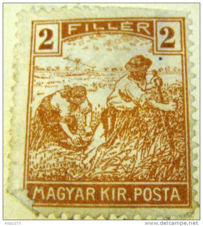 Hungary 1916 Harvesters 2f - Mint Damaged - Ongebruikt