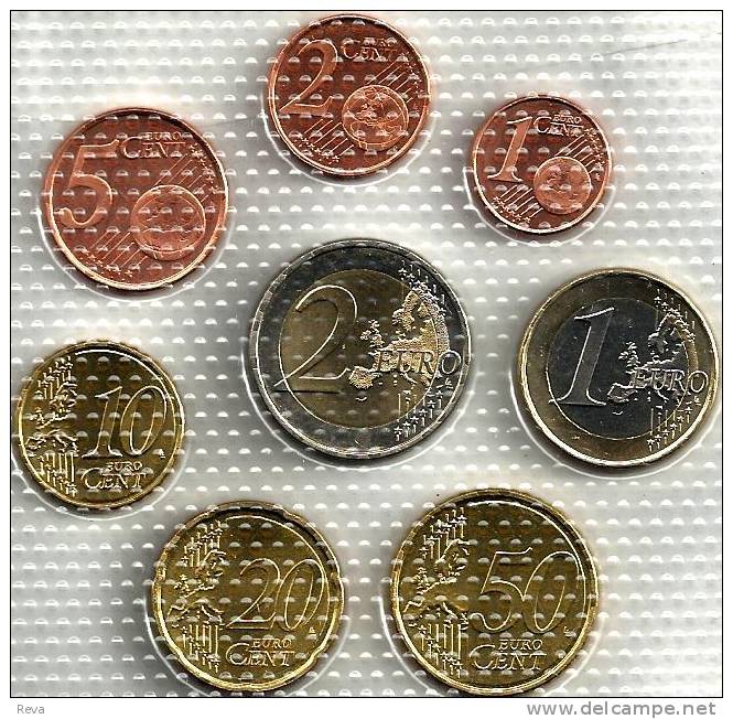 FRANCE SET OF 3 EURO 1 ,2 & 5 CENTS COINS MOTIF FRONT STANDARD BACK 2004-2003-2002 UNC READ DESCRIPTION CAREFULLY !!! - Collections