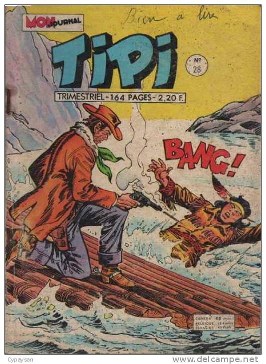 TIPI N° 28  BE MON JOURNAL 08-1974 - Mon Journal