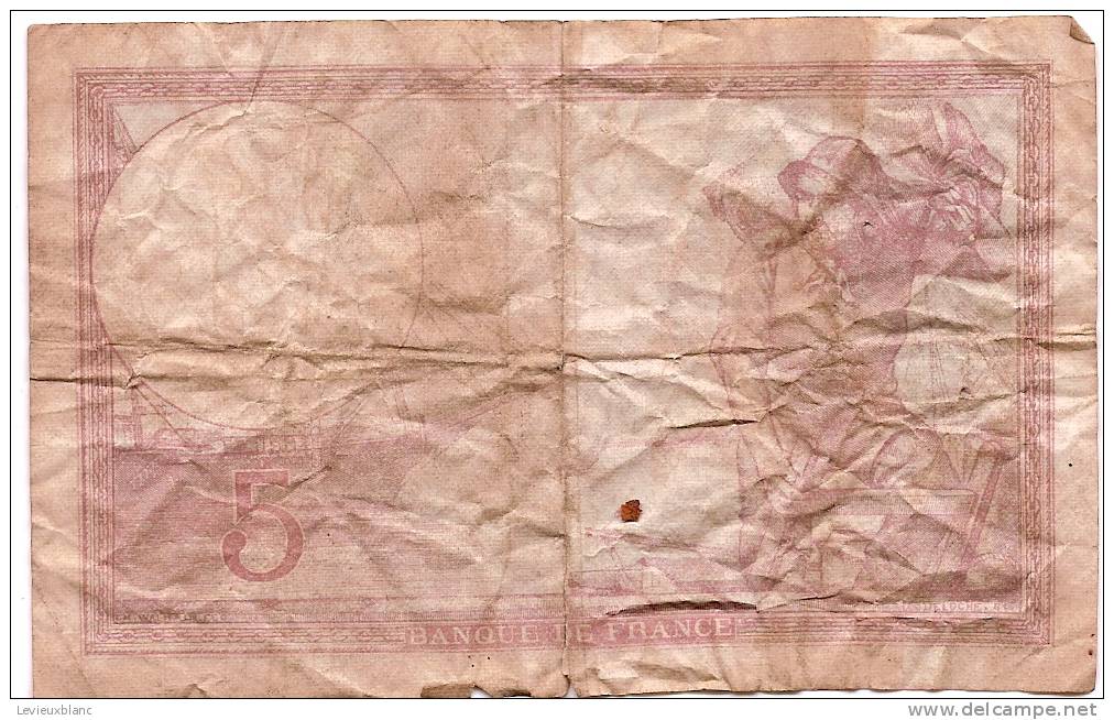 Billets De Banque/France / Banque De France/5 Francs/1933             BIL67 - 5 F 1917-1940 ''Violet''