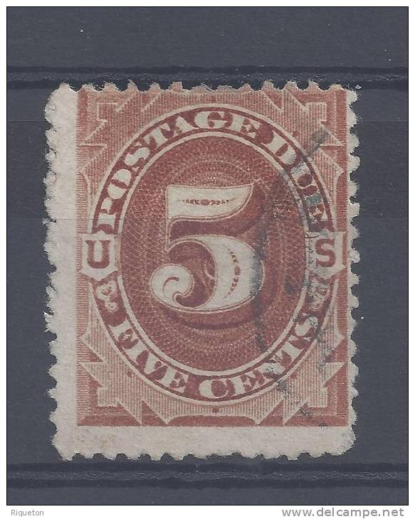 ETATS- UNIS 1879-  TAXE N° 4 , OBLITERE , B . - Postage Due