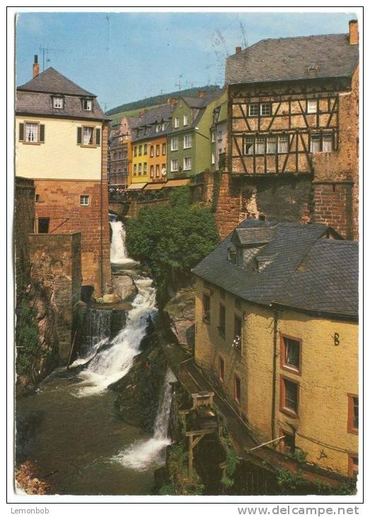 Germany, Saarburg, Waterfall With Old Mill, 1979 Used Postcard [10611] - Saarburg