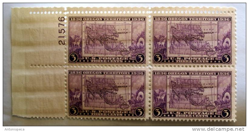 USA 1936 - OREGON   BLOCK  MNH** - 1941-80