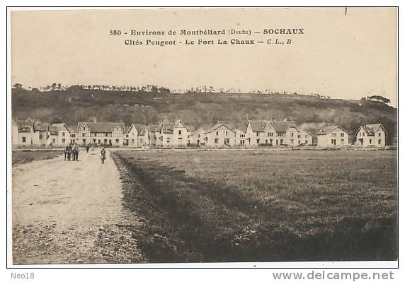 Sochaux Env. Montbelaird 580 Cités Peugeot Le Fort La Chaux CL Besançon - Sochaux