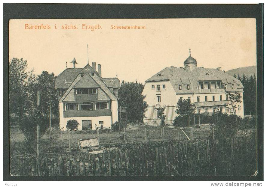 GERMANY  DEUTSCHLAND  BÄRENFELS  SCHWESTERNHEIM , OLD POSTCARD - Altenberg