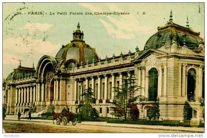 Postes Militaires Belgique - PMB: 30/11/15 -> Arrivée 04/12/16 , Verso Paris, Petit Palais, Bel Attelage !!! - Zona No Ocupada