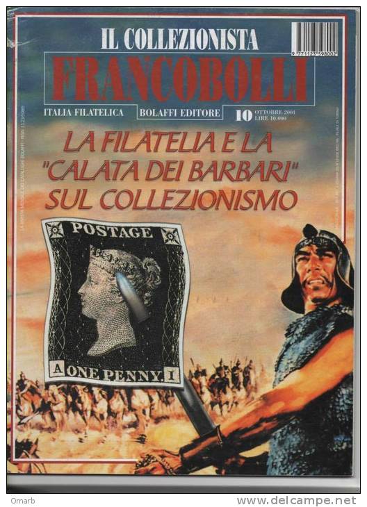 Lib044 Rivista Mensile Filatelia  "il Collezionista Francobolli" | Penny Black, Barbari - Italiaans