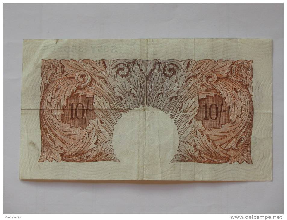 10 -Ten- Shillings (Non Daté) - 1955-1960 - GRANDE-BRETAGNE-  Great Britain -Bank Of England - 10 Schillings