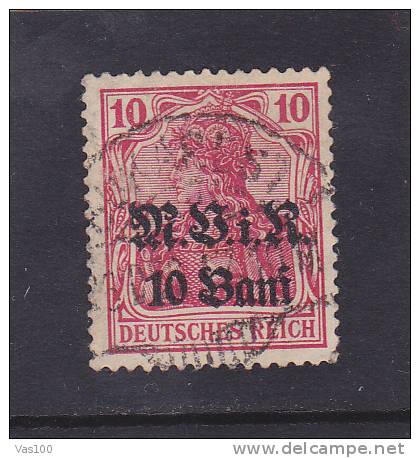 German Occupation  1917 Romania 3N4 (o) - Bezetting