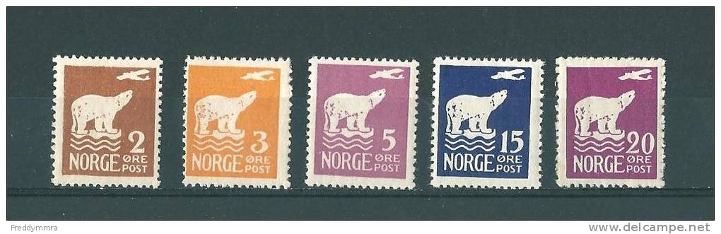Norvège: 101/ 103 + 105/ 106 * - Neufs
