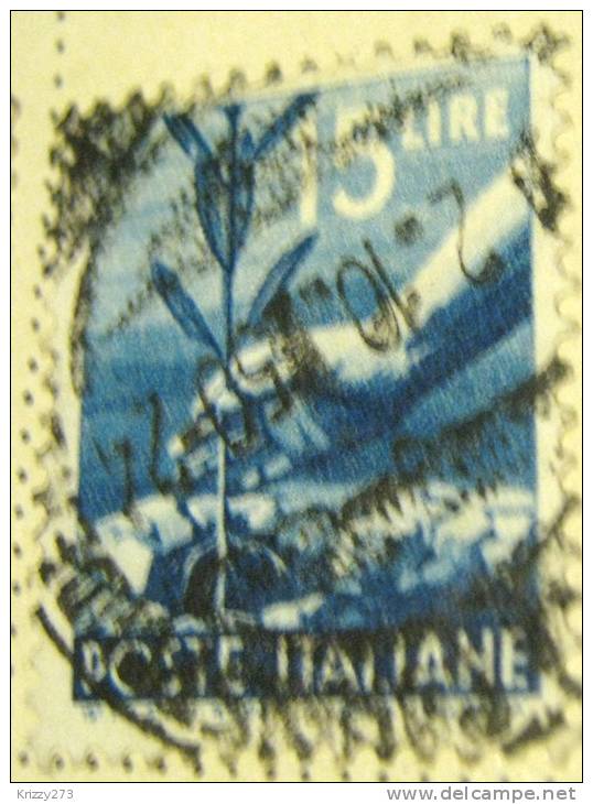 Italy 1945 Planting A Sapling 15l  - Used - Afgestempeld