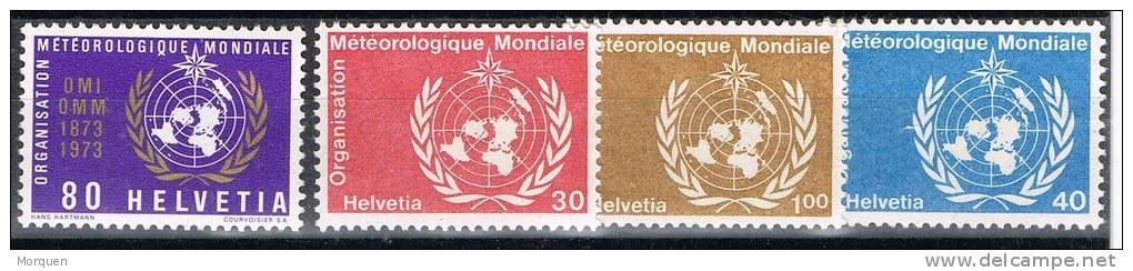 Serie Service Official SUIZA 1973, Yvert Num 437-440 ** - Dienstzegels