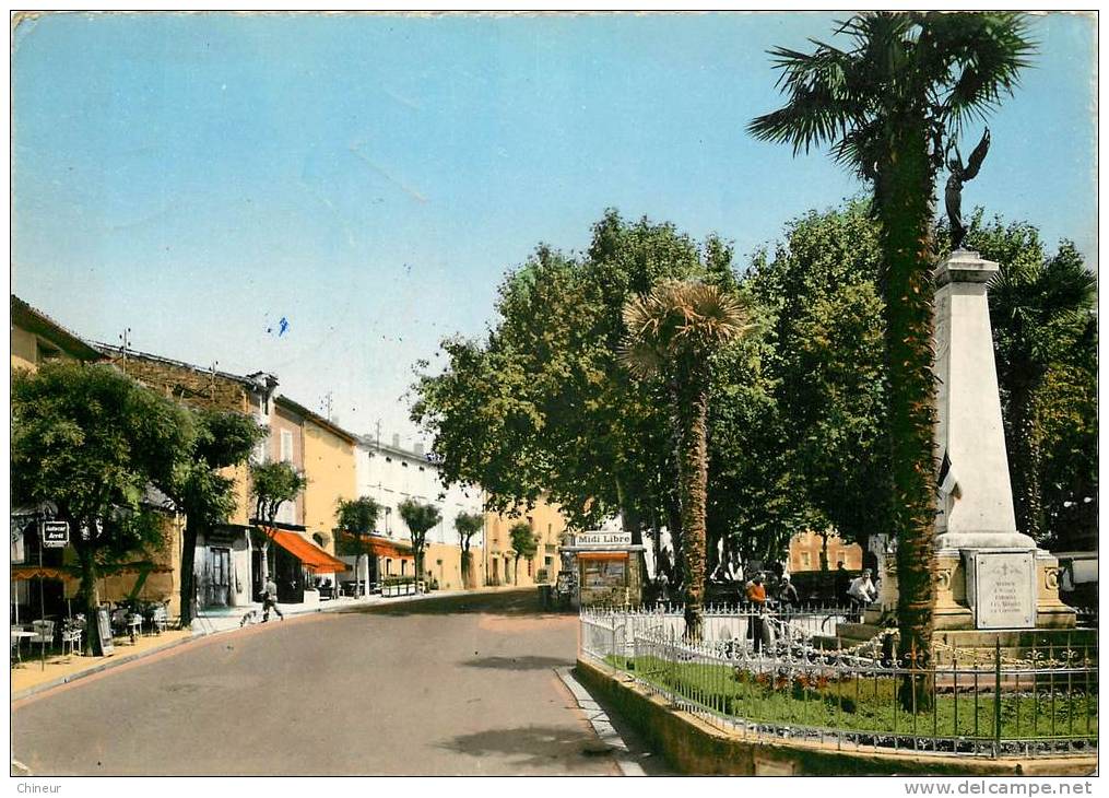 GIGNAC ESPLANADE ET MONUMENT DE LA VICTOIRE - Gignac