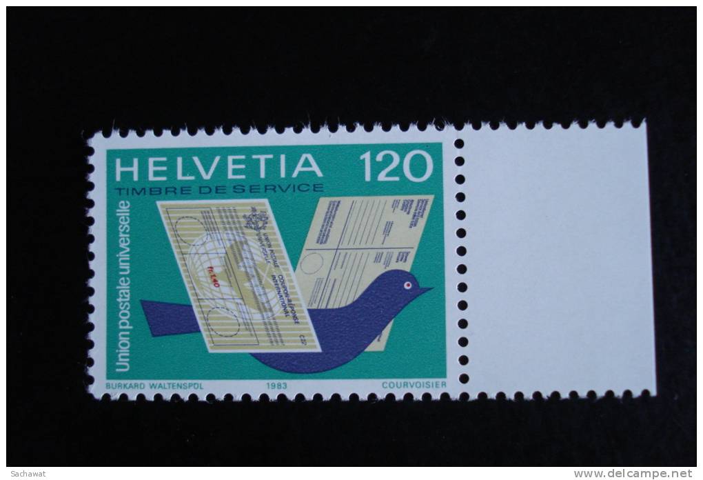 Suisse (Service) Union Postale Universelle - Année 1983 - Y.T. 462 - Neufs (**) Mint Never Hinged (MNH) - Dienstzegels