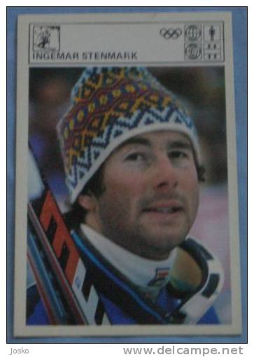 INGEMAR STENMARK - Sweden ... Yugoslavia Vintage Card Svijet Sporta * Alpine Skiing Ski Alpin Sci Alpino Esquí Alpino - Invierno