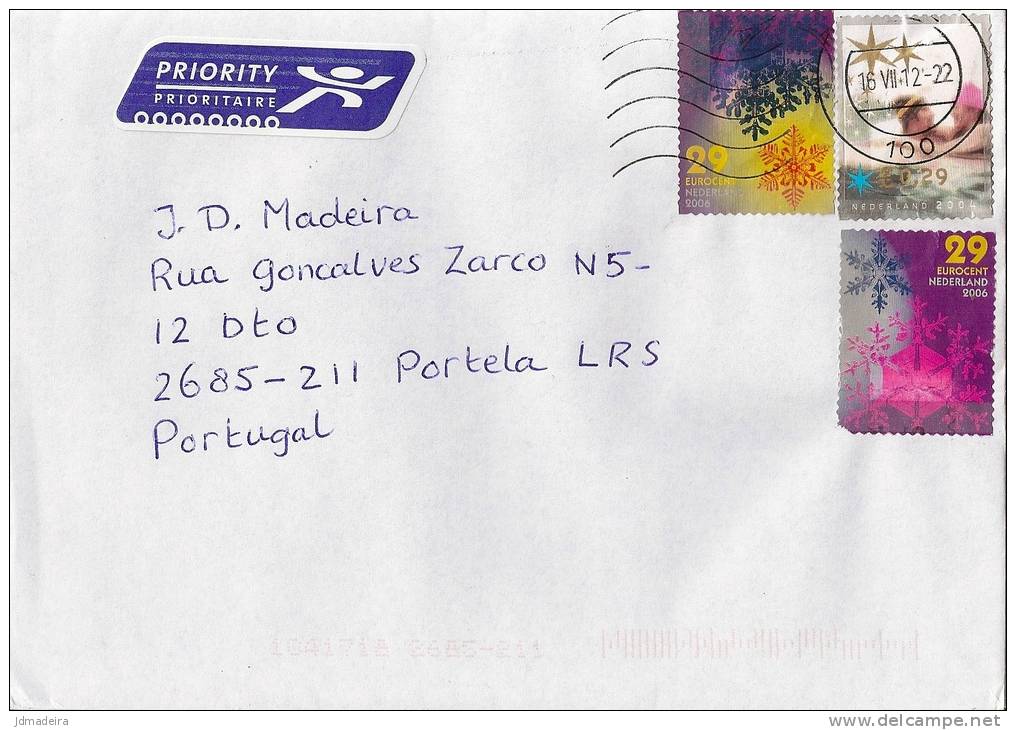 Netherlands Cover To Portugal - Lettres & Documents