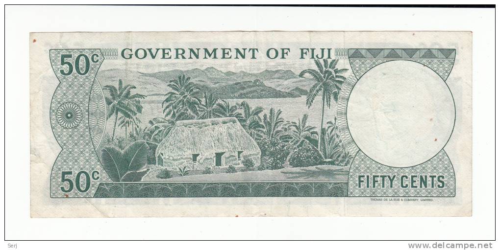 FIJI 50 CENTS 1969 VF P 58a  58 A - Fidschi