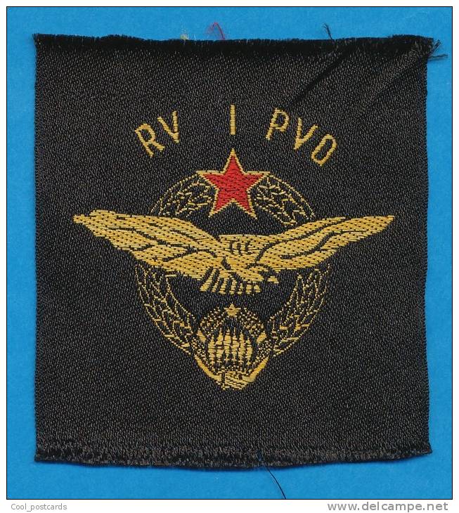 YUGOSLAVIA, YUGOSLAVIAN NATIONAL ARMY  AIRBORNE FORCES SLEEVE PATCH - Stoffabzeichen