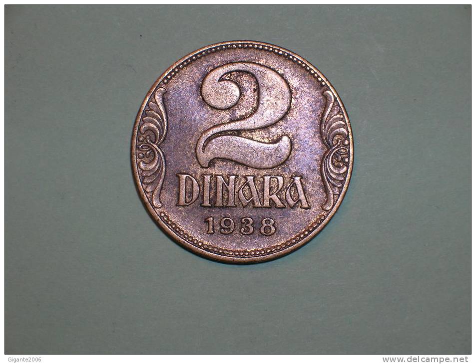 Yugoslavia 2 Dinares 1938 (3693) - Yugoslavia