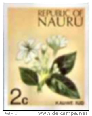 NAURU 1973. Flowers Plant Kauwe Lud 2c. IMPERF.   [non  Dentelé,Geschnitten,no Dentado,non Dentellato,ogetande] - Nauru