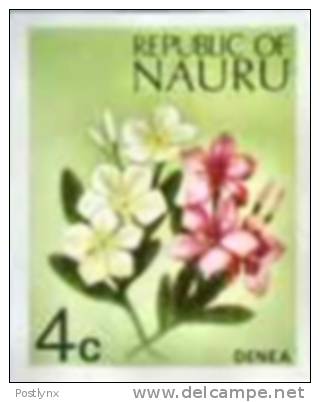 NAURU 1973. Flowers Denea 4c. IMPERF.     [non  Dentelé,Geschnitten,no Dentado,non Dentellato,ogetande] - Nauru