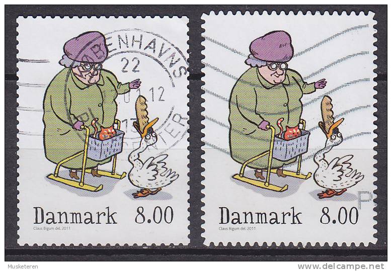 Denmark 2011 BRAND NEW 8.00 Kr Winterstamp - Comics (from Sheet & Booklet) - Used Stamps