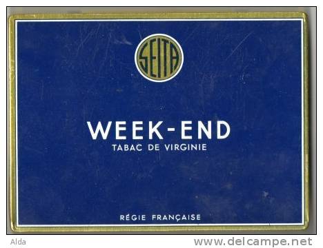 Boîte  Week-End - Empty Tobacco Boxes