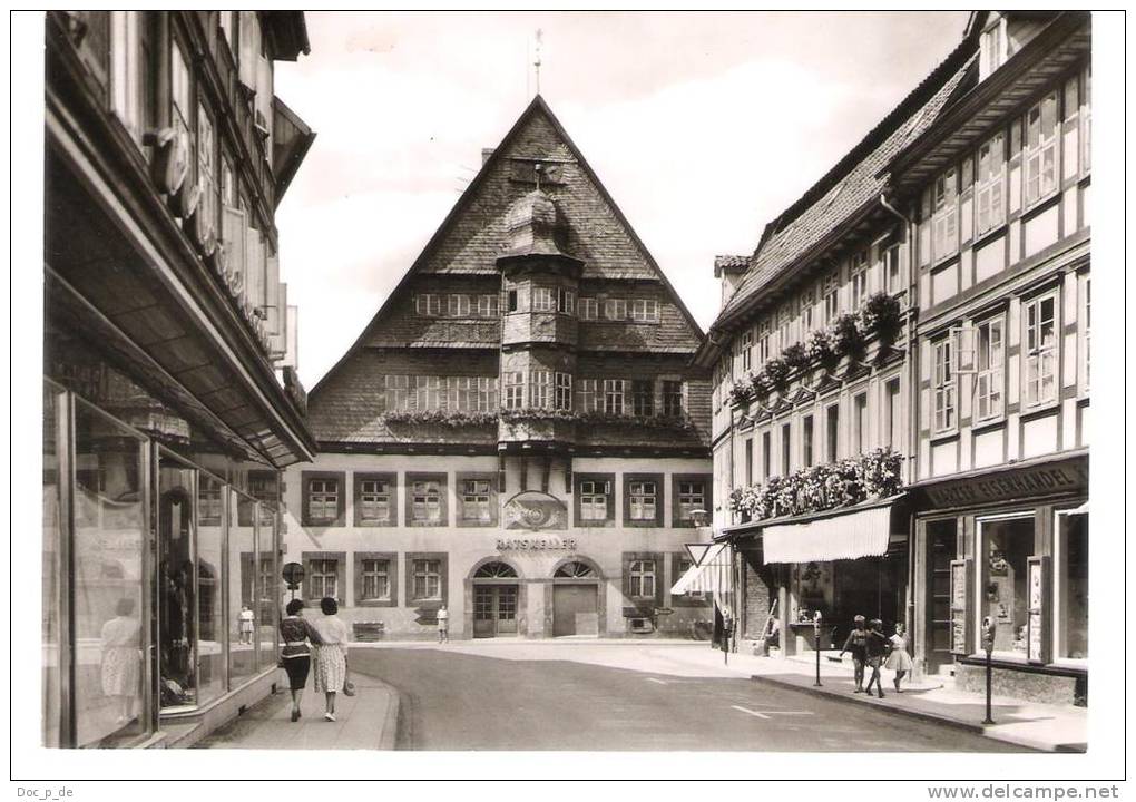 Deutschland - Osterode - Strassenansicht - Ratskeller - Harzer Eisenhandel - Osterode