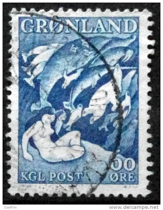 Greenland 1957  Legend.  MiNr.39  ( Lot L 917 ) - Gebraucht