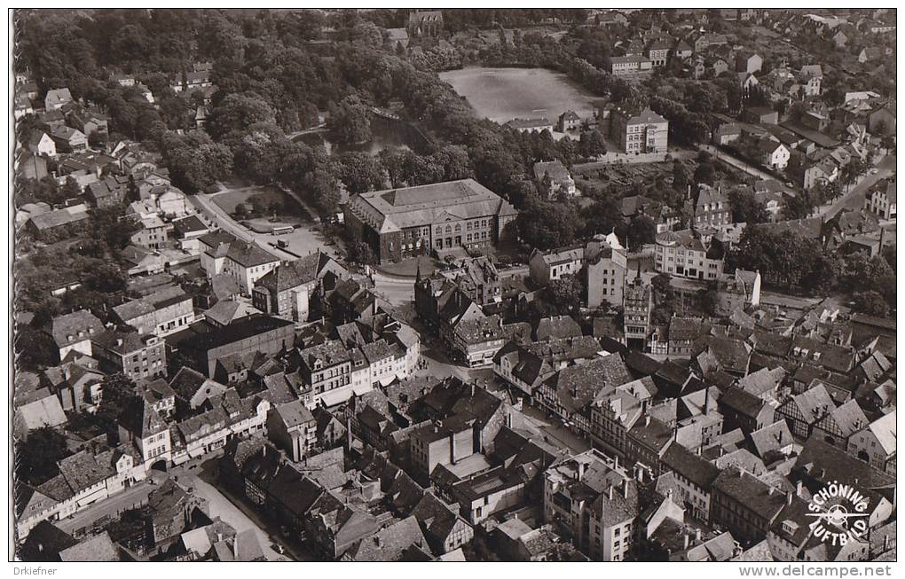 Holzminden An Der Weser, Luftbild, Um 1955 - Holzminden